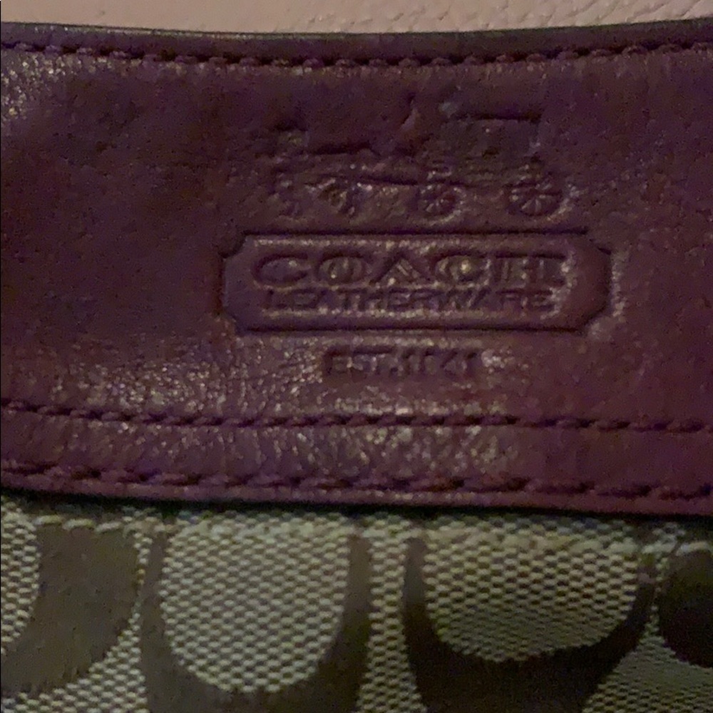 Authentic Coach Purse - Picture 2 of 5